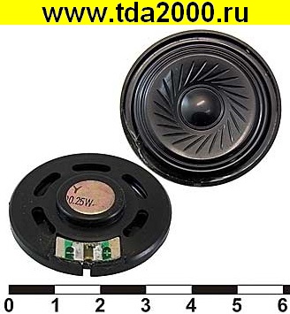 Динамик диаметром 40мм 8ом 0,25вт DXP40N-A