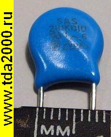 Варистор SAS241KD20 (240В,10%,168Дж,d=20мм)