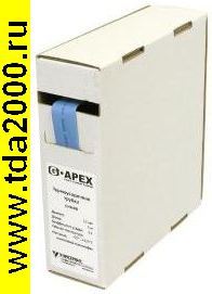 Термоусадка d=12 мм синий