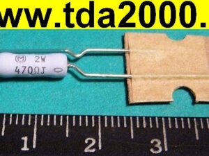 Резистор 470 ом 2вт разрывной выводной