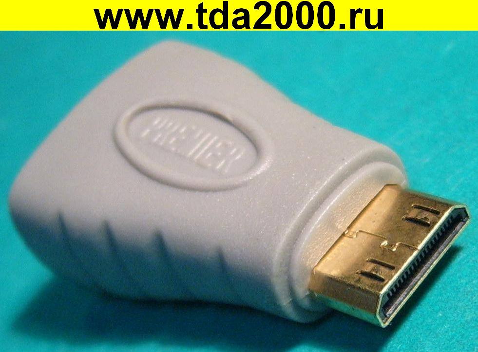 HDMI гнездо~HDMI-мини штекер Переходник