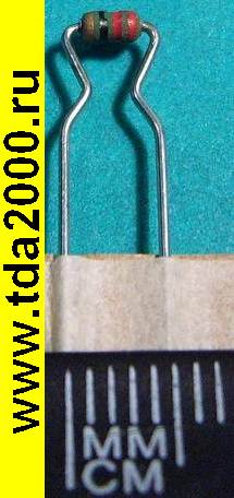 Резистор 22 ом 0,25вт выводной