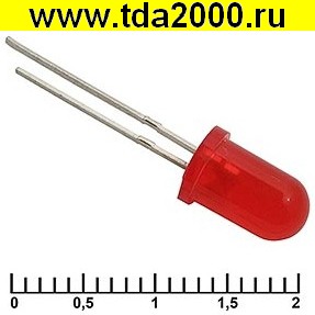 d=5мм красный 3-20mcd (АЛ307 БМ)