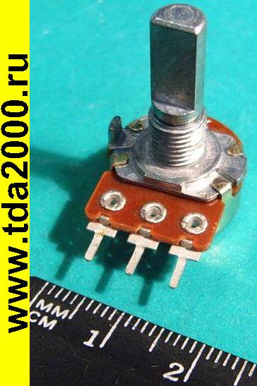 16K1 F 20k ручка с лыской резистор переменный
