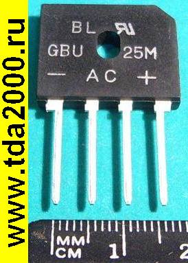 GBU25 M (GBU2510) диодный мост