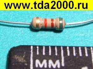 Резистор 5,1 ком 0,25вт выводной