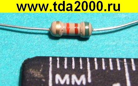 Резистор 5,6 ком 0,25вт выводной