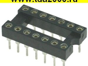 Панелька dip -14 SCSМ с шагом 2,54мм цанговая для микросхем