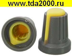 Ручка для резистора RR4817 (6mm круг желтый)