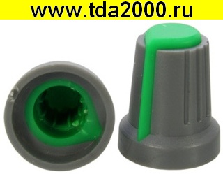 Ручка для резистора RR4817 (6mm круг зеленый)
