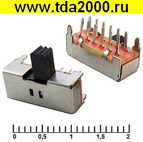 Переключатель SK42D01G движковый