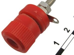 Разъём Банан гнездо 10-0020 красный