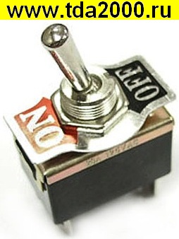 Тумблер KN3(B)-201P(A) on-off