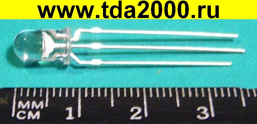 d=5мм многоцветный кр-зел 2000mcd DFL-5019RGC-3C светодиод