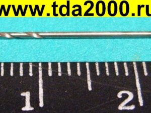 Сверло стальное спиральное диам. 0,8 мм, 5486