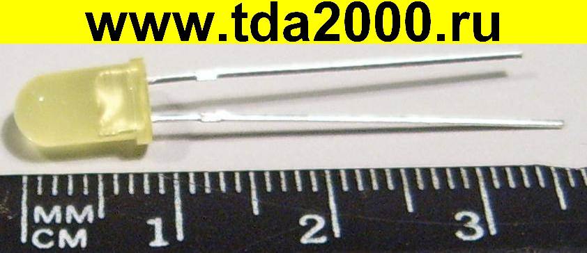 d=5мм желтый 100-120mcd Gembird светодиод