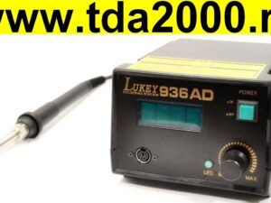 Паяльник с регулировкой температуры LUKEY-936АD цифровой антистатический