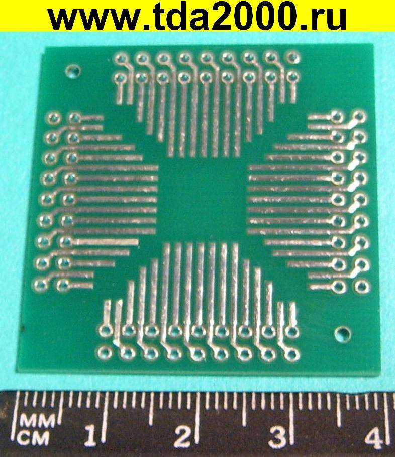 Плата макетная 40х40мм для корпусов QFP 28-68 1.1