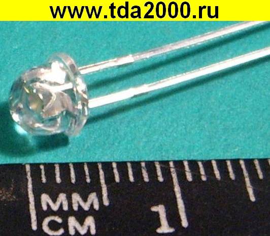 d=5мм белый 160градусов для фонаря светодиод