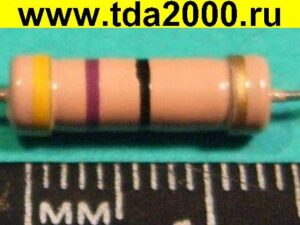 Резистор 47 ом 2вт CF-2 выводной