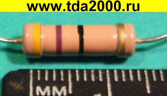 Резистор 47 ом 2вт CF-2 выводной