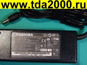 Адаптер 15в 5,0А (6х3) для ноутбуков Toshiba Блок питания