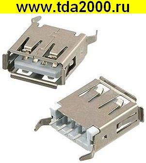 Разъём USB гнездо На плату USB-A-110
