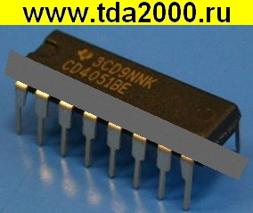 CD4051 BE dip -16 ( смотри 4051) микросхема