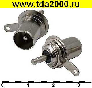 Разъём Антеный Штекер на корпус PAL-7907/HP-901