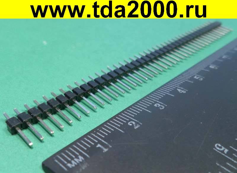 Разъём для плат 2.54мм PLS-40 (шаг 2.54 мм)