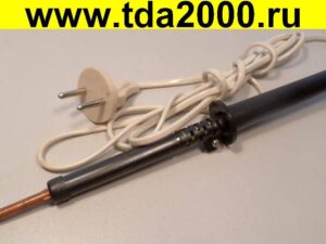 Паяльник 40 Вт отеч. пластиковая ручка жало d=3,5мм (ЭПСН-М-220В,40Вт) _220в