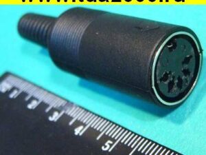 Разъём DIN 5pin гнездо на кабель (СГ-5)