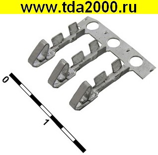 Разъём Питания низковольтный Контакт для разъемов типа HU pitch 2.54mm