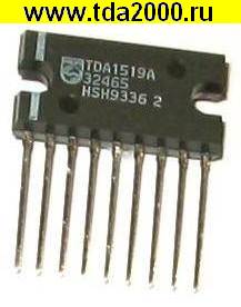 TDA1519 A sip-9-без-радиатора (A,C,AQ,B1…) ( 2x11W ) микросхема