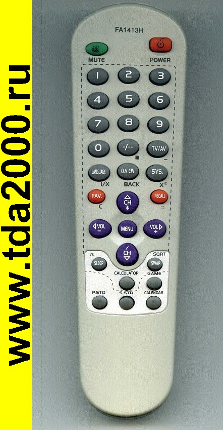 Пульт Elenberg KK-Y261A,KONKA KK-Y261A,FUNAY FA1413H