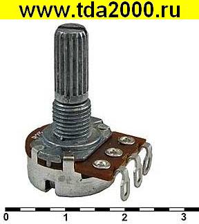 R1620 500K (сп3-4ам вал 20мм) резистор переменный