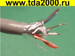 Кабель Витая пара FTP-4 5E (одножильный 24AWG омедненный) 1м