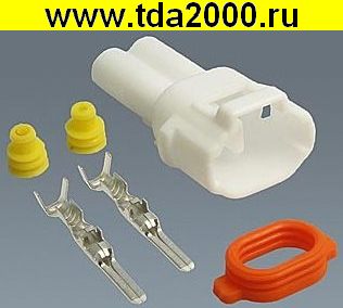 Разъём Автомобильный соединитель DJ7021-2-11 влагозащ. 2выв.