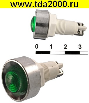 Лампа неоновая в корпусе N-836-G 220VAC