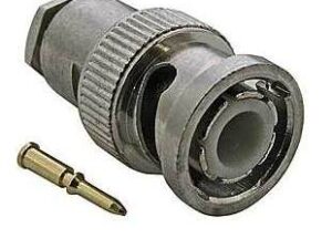 Разъём BNC-S59P штекер на кабель Высокочастотный