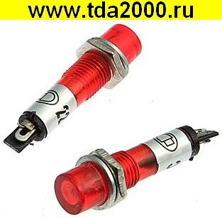 Лампочка 220в неоновая в корпусе N-283-R