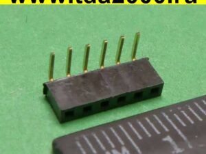 Разъём для плат 2.00мм 6pin гнездо угловое 6801-06PRAG1