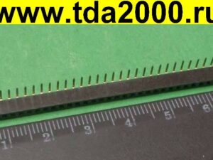 Разъём для плат 2.00мм 40pin гнездо угловое 6801-40PRAG1
