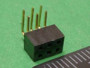 Разъём для плат 2.54мм 3х2pin гнездо 2-х рядное угловое 6802-2x3 PRAG1