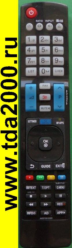 Пульт Lg AKB73615303 (TV-LCD) , почти ко всем ЖК ТВ LG (возможны проблемы с 3D, СМАРТ-ТВ, интернет-ТВ) УНИВЕРСАЛЬНЫЙ