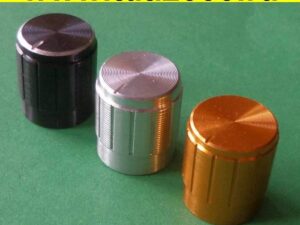 Ручка для резистора М6T15/17S2-0-1 с риской серебро