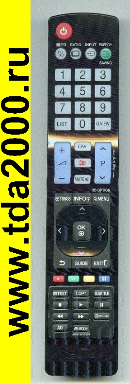 Пульт Lg AKB73615307 LCD LED TV 3D