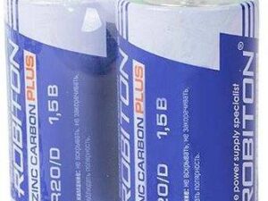 Батарейка (D) R20 ROBITON PLUS солевая 1,5в
