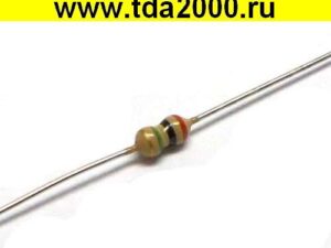 Резистор 1 мом 0,25вт выводной