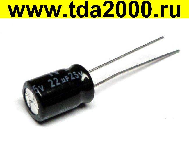 22 мкф 25в 8х11 Jamicon NK неполярный конденсатор электролитический